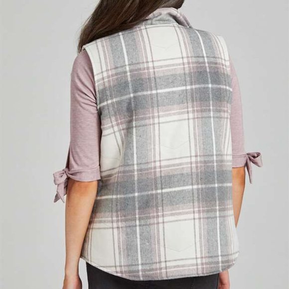 Altar'd State Alpine Plaid Puffer Vest (M)- NWT - Picture 10 of 10